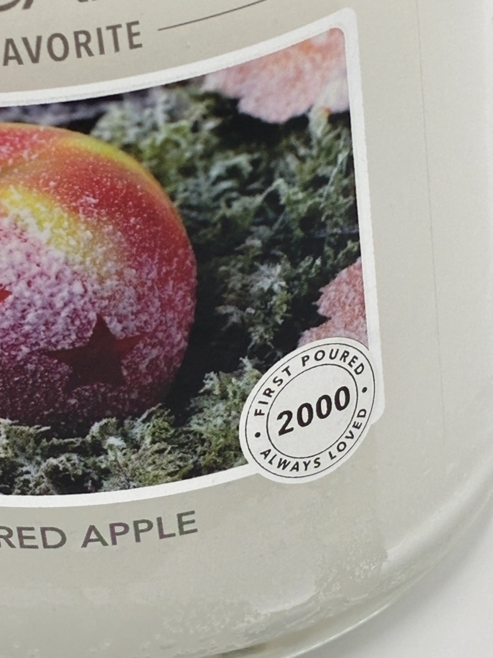 Rare Yankee Candle Sugared Apple Large Jar 22oz New Unused No Lid - Picture 3 of 7